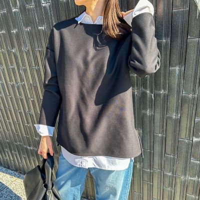 ＜LAUTREAMONT (Women)＞【ＷＥＢ限定】ふわっと毛布のぬくもりカットソー≪洗濯機で洗える≫