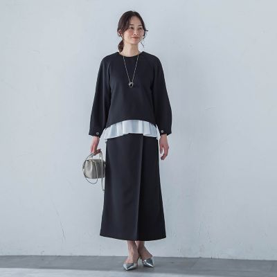 tシャツ スタイルアップレイヤードインナー「洗濯機で洗える」 レディース スタイルアップレイヤードインナー≪洗濯機で洗える