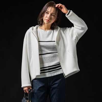 LAUTREAMONT (Women)/ロートレアモン フォルムライトジップパーカー≪洗濯機で洗える≫