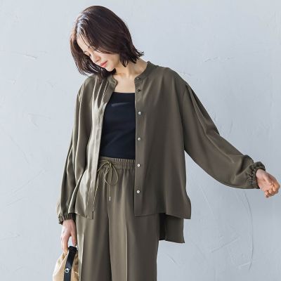 ソフトコットンリブカットソー≪洗濯機で洗える≫