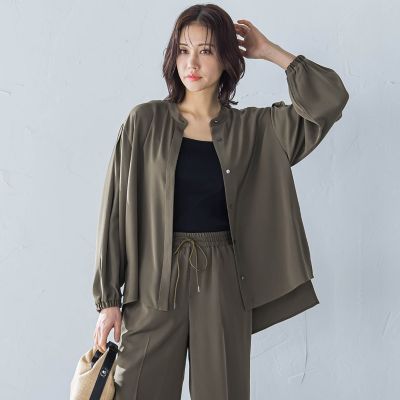 ソフトコットンリブカットソー≪洗濯機で洗える≫
