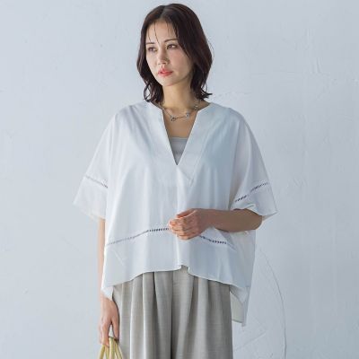 ソフトコットンリブカットソー≪洗濯機で洗える≫
