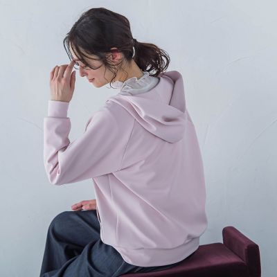 【ＷＥＢ限定】高機能スムースタッチジップパーカー≪洗濯機で洗える≫