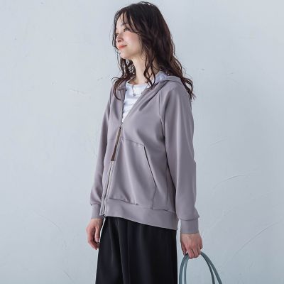 【ＷＥＢ限定】高機能スムースタッチジップパーカー≪洗濯機で洗える≫