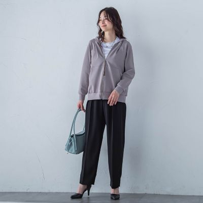 【ＷＥＢ限定】高機能スムースタッチジップパーカー≪洗濯機で洗える≫