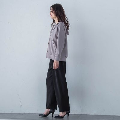 【ＷＥＢ限定】高機能スムースタッチジップパーカー≪洗濯機で洗える≫