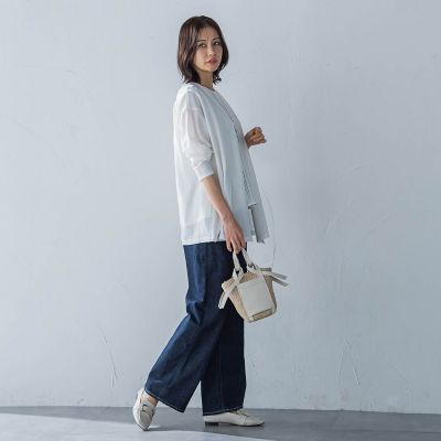 クールコンフォートカーディガン≪接触冷感／洗濯機で洗える≫