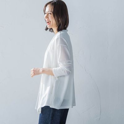 クールコンフォートカーディガン≪接触冷感／洗濯機で洗える≫