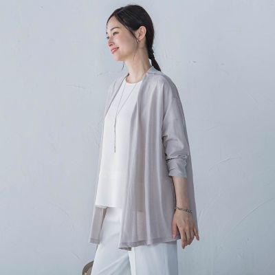 クールコンフォートカーディガン≪接触冷感／洗濯機で洗える≫