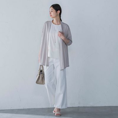 クールコンフォートカーディガン≪接触冷感／洗濯機で洗える≫