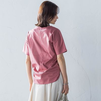 LAUTREAMONT / ロートレアモン リュクスデイリーカットソー≪洗濯機で洗える≫ リュクスデイリーカットソー≪洗濯機で洗える≫ | LAUTREAMONT
