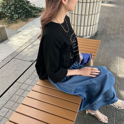 WEB限定】箔ロゴカットソー≪手洗い可能≫ | LAUTREAMONT (Women 