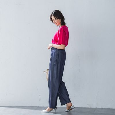 【ＷＥＢ限定】【３サイズ】コットン汗じみ防止カットソー≪洗える／接触冷感≫