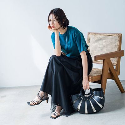 【ＷＥＢ限定】【３サイズ】コットン汗じみ防止カットソー≪洗える／接触冷感≫
