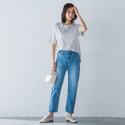 【ＷＥＢ限定】【３サイズ】コットン汗じみ防止カットソー≪洗える／接触冷感≫