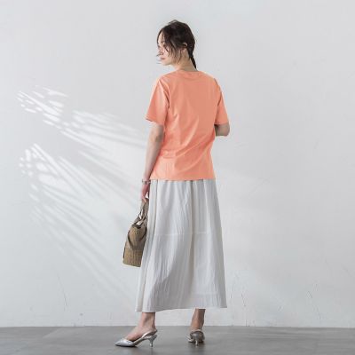 【ＷＥＢ限定】【３サイズ】コットン汗じみ防止カットソー≪洗える／接触冷感≫