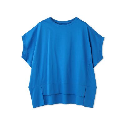 ラウンドヘムフライスカットソー≪手洗い可能≫