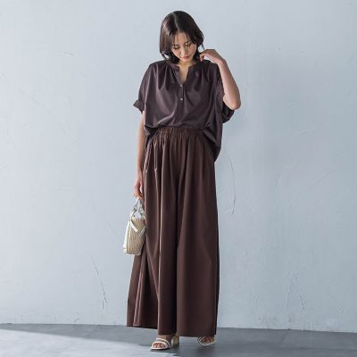 クールタッチスキッパーカットソー≪洗濯機で洗える≫