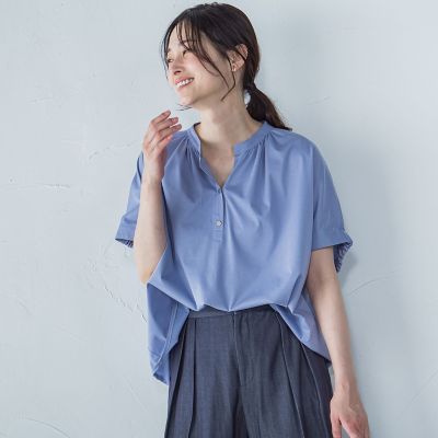 LAUTREAMONT (Women)/ロートレアモン クールタッチスキッパーカットソー≪洗濯機で洗える≫