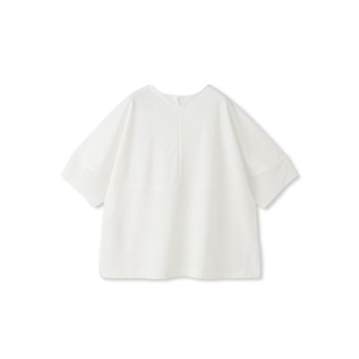 袖口シアーフォルムカットソー≪手洗い可能≫