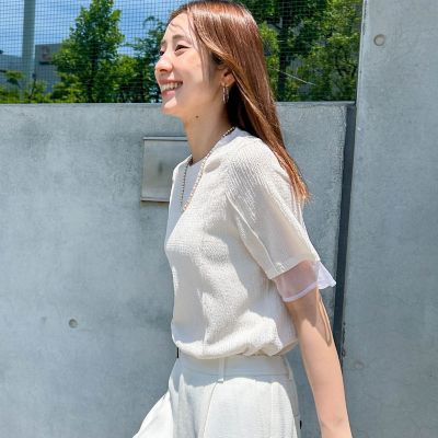 【ＷＥＢ限定】シアースリーブサーマルカットソー　≪手洗い可能≫