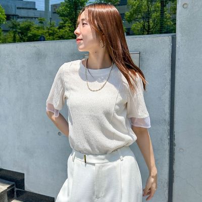 【ＷＥＢ限定】シアースリーブサーマルカットソー　≪手洗い可能≫