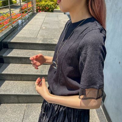 【ＷＥＢ限定】シアースリーブサーマルカットソー　≪手洗い可能≫