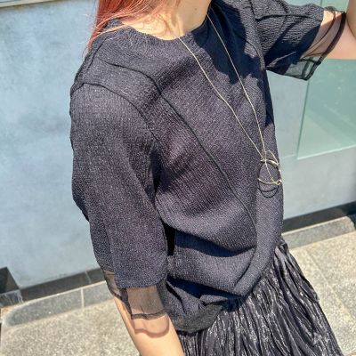 【ＷＥＢ限定】シアースリーブサーマルカットソー　≪手洗い可能≫