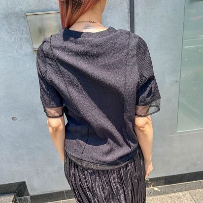【ＷＥＢ限定】シアースリーブサーマルカットソー　≪手洗い可能≫