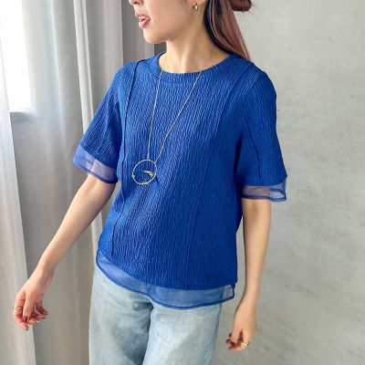 【ＷＥＢ限定】シアースリーブサーマルカットソー　≪手洗い可能≫