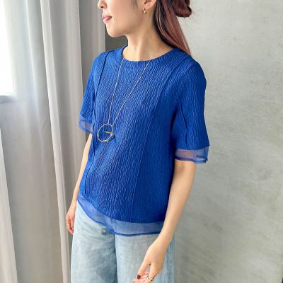 【ＷＥＢ限定】シアースリーブサーマルカットソー　≪手洗い可能≫