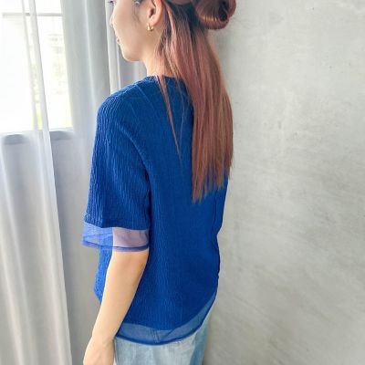 【ＷＥＢ限定】シアースリーブサーマルカットソー　≪手洗い可能≫