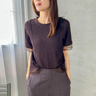 【ＷＥＢ限定】シアースリーブサーマルカットソー　≪手洗い可能≫