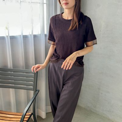 【ＷＥＢ限定】シアースリーブサーマルカットソー　≪手洗い可能≫