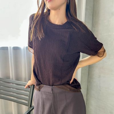 【ＷＥＢ限定】シアースリーブサーマルカットソー　≪手洗い可能≫