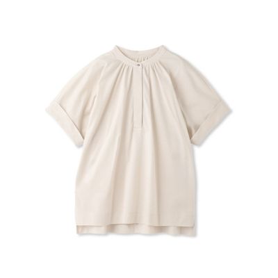 【ＷＥＢ限定】ライクアウーヴンバンドカラーブラウス≪洗濯機で洗える≫