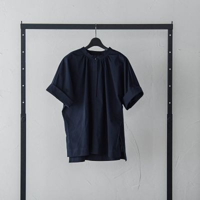 【ＷＥＢ限定】ライクアウーヴンバンドカラーブラウス≪洗濯機で洗える≫