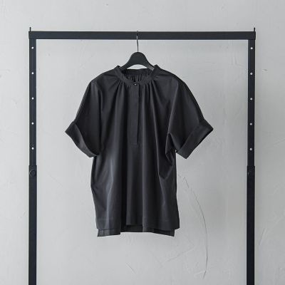 【ＷＥＢ限定】ライクアウーヴンバンドカラーブラウス≪洗濯機で洗える≫