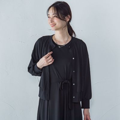 【ＷＥＢ限定】ひやさらシワレスライトカーディガン≪洗濯機で洗える≫