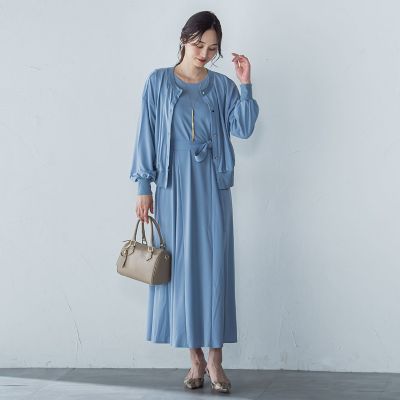 【ＷＥＢ限定】ひやさらシワレスライトカーディガン≪洗濯機で洗える≫