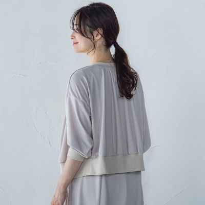 【ＷＥＢ限定】ひやさらシワレスライトカーディガン≪洗濯機で洗える≫