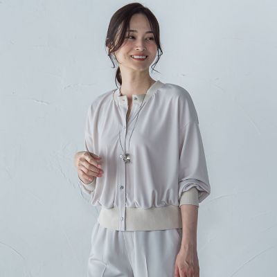 【ＷＥＢ限定】ひやさらシワレスライトカーディガン≪洗濯機で洗える≫