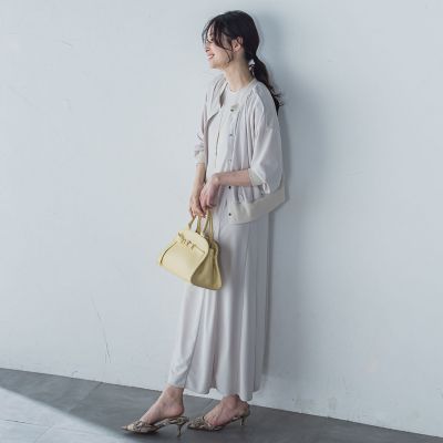 【ＷＥＢ限定】ひやさらシワレスライトカーディガン≪洗濯機で洗える≫