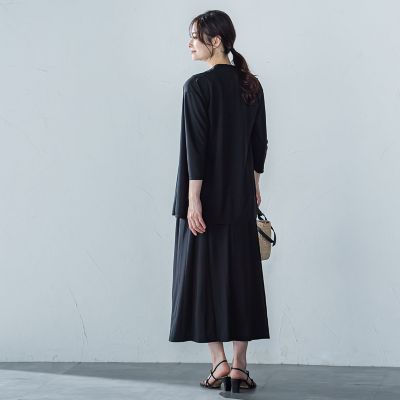 【ＷＥＢ限定】ひやさらシワレス着流しカーディガン≪洗濯機で洗える≫