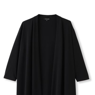 【ＷＥＢ限定】ひやさらシワレス着流しカーディガン≪洗濯機で洗える≫