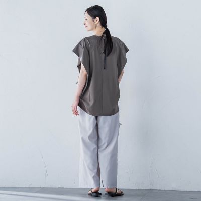 WEB限定】タックデザインカットソー ≪接触冷感／洗濯機OK