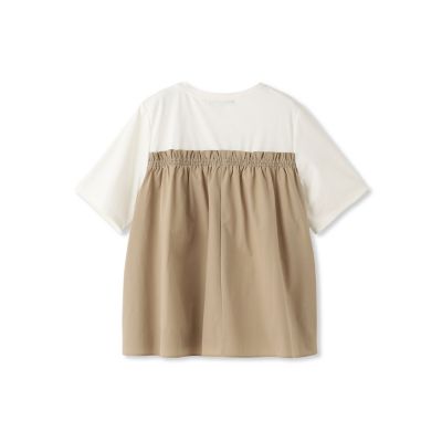 【晴れ軽】撥水ＵＶドッキングカットソー≪ＵＶ／接触冷感／撥水性／洗濯機で洗える≫