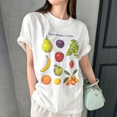 ＜LAUTREAMONT (Women)＞【ＷＥＢ限定】【ＲｅｇｅｎｃｙＷｏｒｋｓ】フルーツＴシャツ