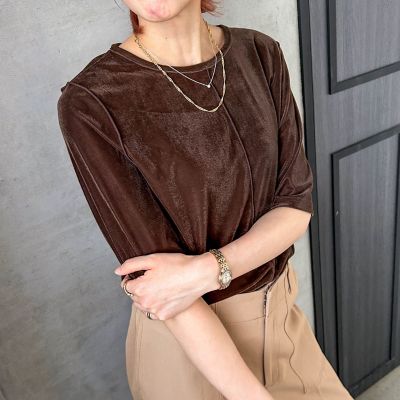 アルベロベロ　カットソー新品未使用。 WEB限定】シアーベロアカットソー | LAUTREAMONT (Women