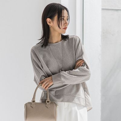 ＜LAUTREAMONT (Women)＞ラメ裏毛カットソー